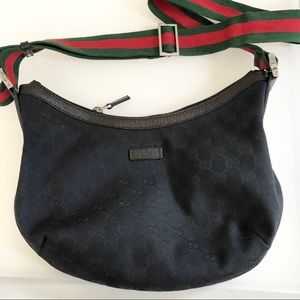 Gucci Medium Crossbody Red/Green Strap
